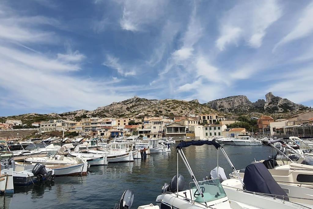 Maison De Village A 35 M Du Bord De Mer Marseille Bagian luar foto