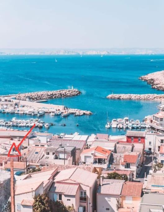 Maison De Village A 35 M Du Bord De Mer Marseille Bagian luar foto